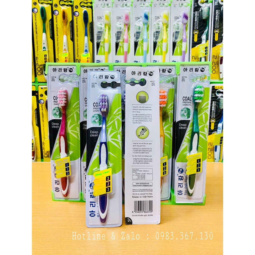 30 Chiếc Bàn chải Nano lông mềm P/H Việt Nam MSP 670 Nano Hộp