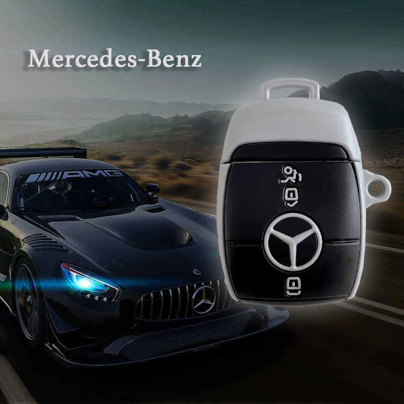 ☞ Ốp bảo vệ hộp đựng tai nghe airpods 1/2 hình chìa khóa xe hơi Bmw Benz