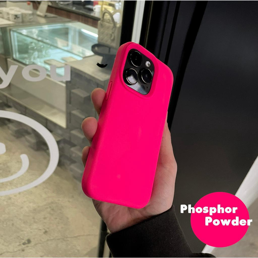 Ốp Điện Thoại Silicon Dẻo Màu Xanh Lá Huỳnh Quang Cho iPhone 11 12 13 14 Pro MAX 6 7 8 Plus X XS MAX XR 13 Pro MAX