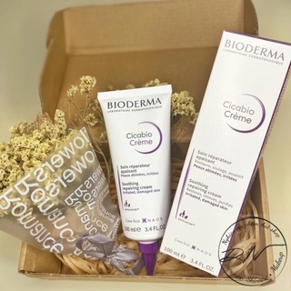 40ml Kem dưỡng phục hồi da Bioderma Cicabio Creme Bioderma tím