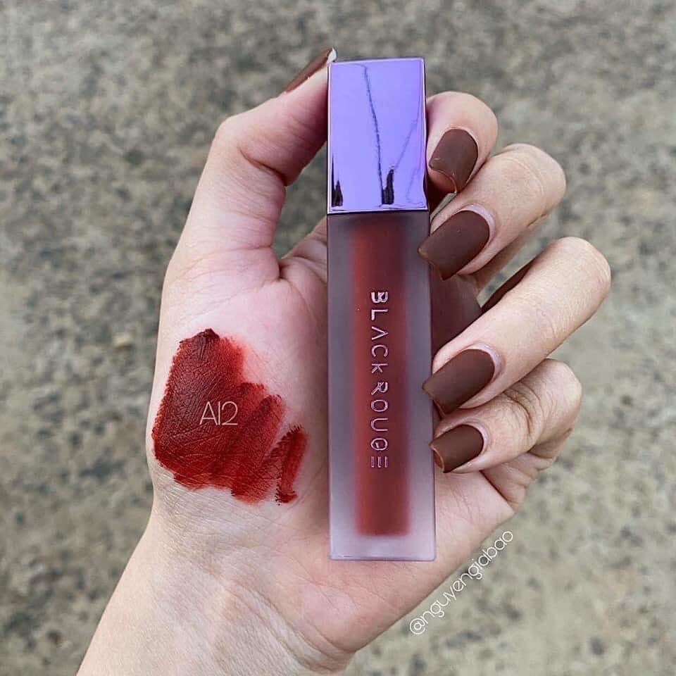 Son Môi Lì 💥Freeship💥Son Kem Black Rouge Màu A12 Nâu Đỏ Trầm Siêu Hot | BigBuy360 - bigbuy360.vn