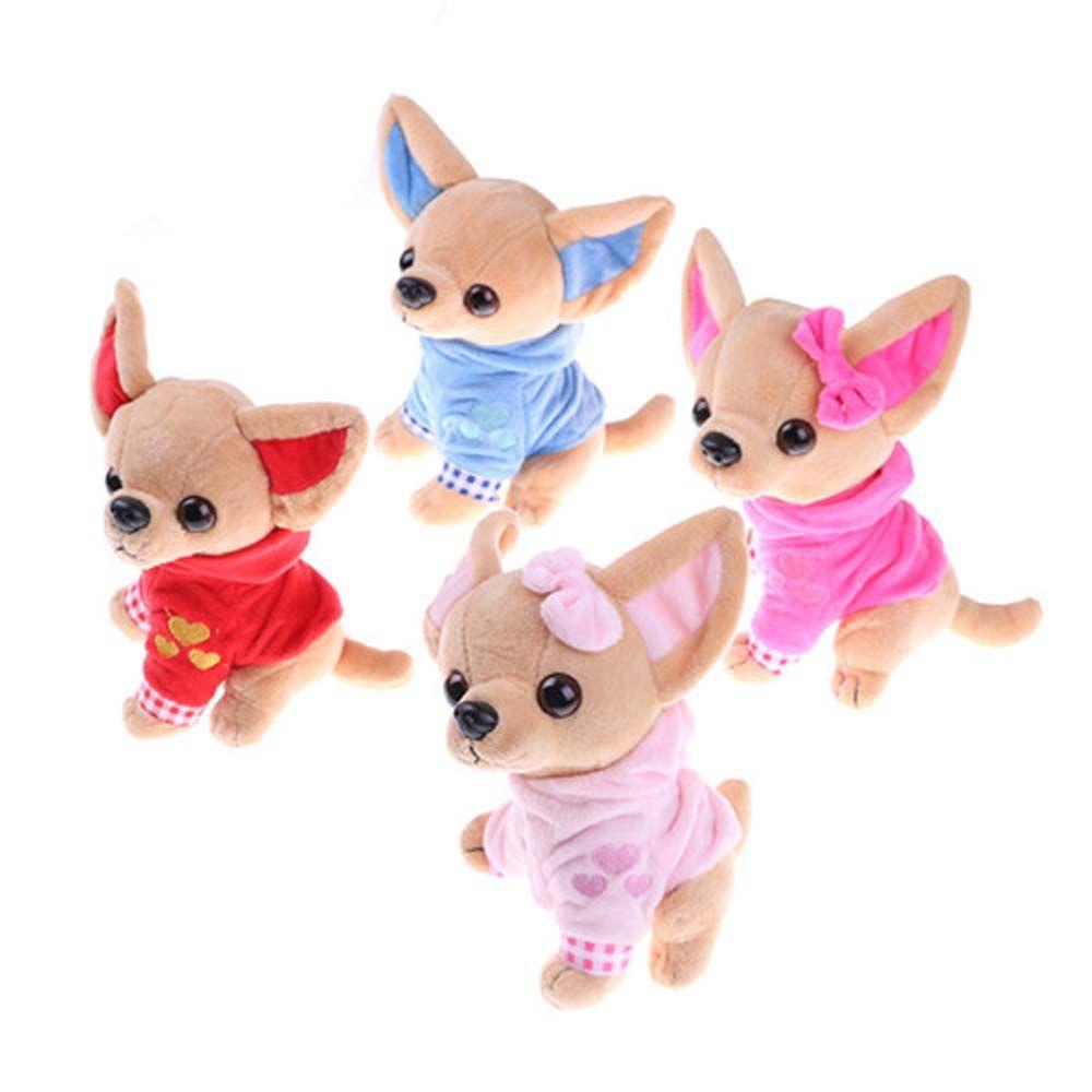 Chú Chó Chihuahua Nhồi Bông Dễ Thương 4 Màu Tùy Chọn