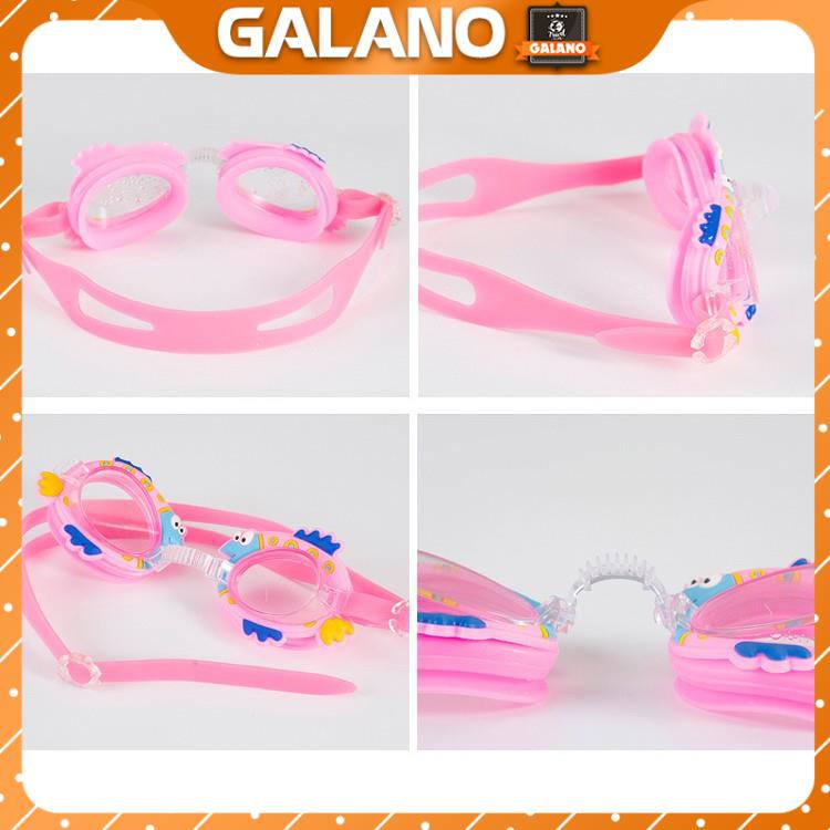 Kính bơi trẻ em GALANO chống mờ cho bé bơi lội an toàn nhựa silicon siêu bền SS-001299