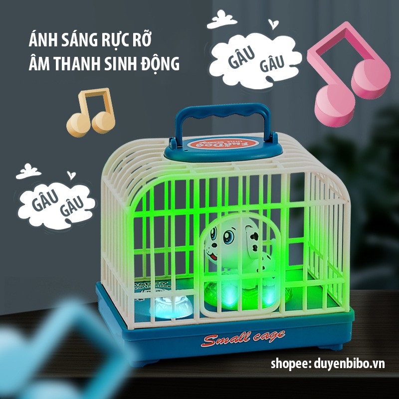 Đồ Chơi Cho Bé 🔥FREE SHIP🔥 Đồ chơi chú chó thông minh có đèn và nhạc cảm ứng
