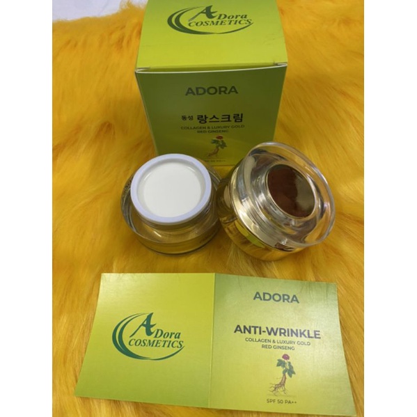 KEM ADORA - GOLD AND LUXURY GOLD RED GINSENG CHUYÊN NÁM TÀN NHANG ĐỒI MỒI - NGỪA NHĂN - TRẮNG DA SÁNG MỊN