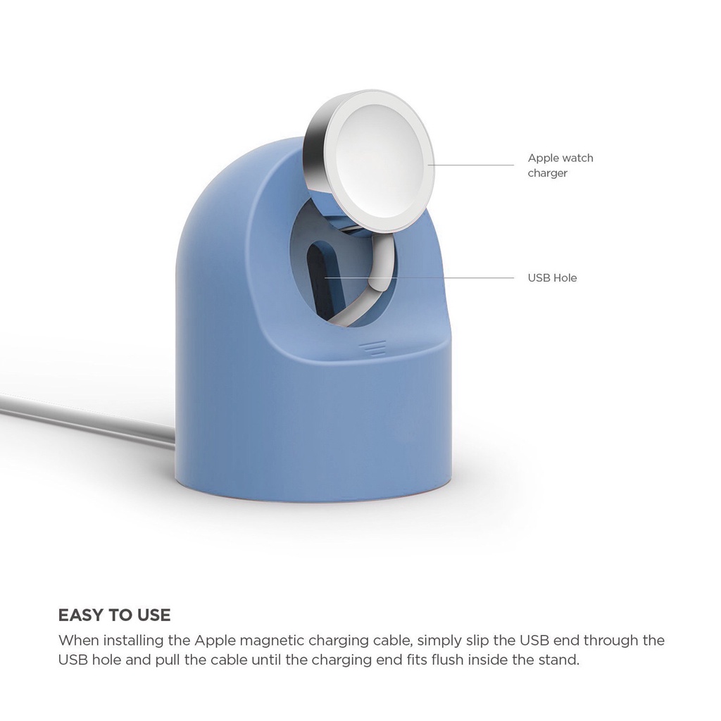 Đế Sạc Bằng Cao Su Thiết Kế Độc Đáo Cho iwatch 7 6 5 4 SE 3 2 1