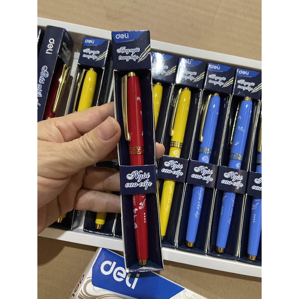 BÚT MÁY VIẾT CHỮ ĐẸP DELI Q897