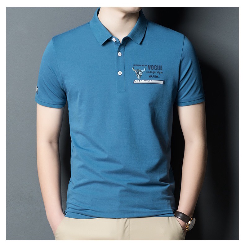 CÓ 5 MÀU ÁO THUN POLO NAM TAY NGẮN CỔ TRỤ MẪU MỚI HOT TREND MÃ SỐ 18