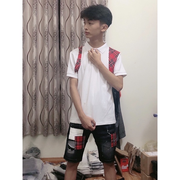 Áo Polo Mcqueen hot trend cao cấp cực sang - Áo thun cổ bẻ - Áo MCQ | BigBuy360 - bigbuy360.vn