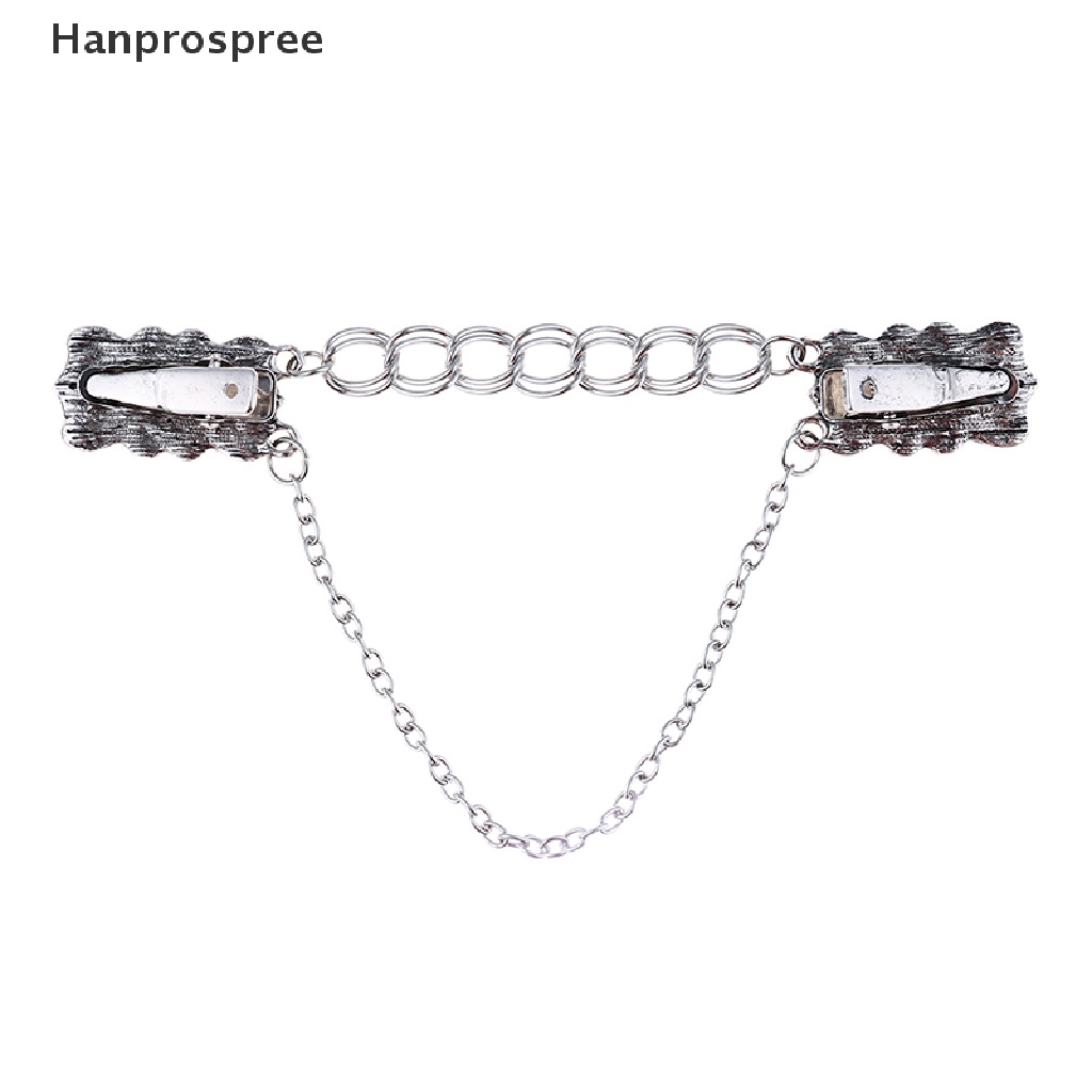 Hanprospree > Ghim Cài Áo Cardigan Khăn Choàng Cổ Hình Hoa Phối Dây Xích Thích Hợp Làm Quà Tặng Cho Bạn