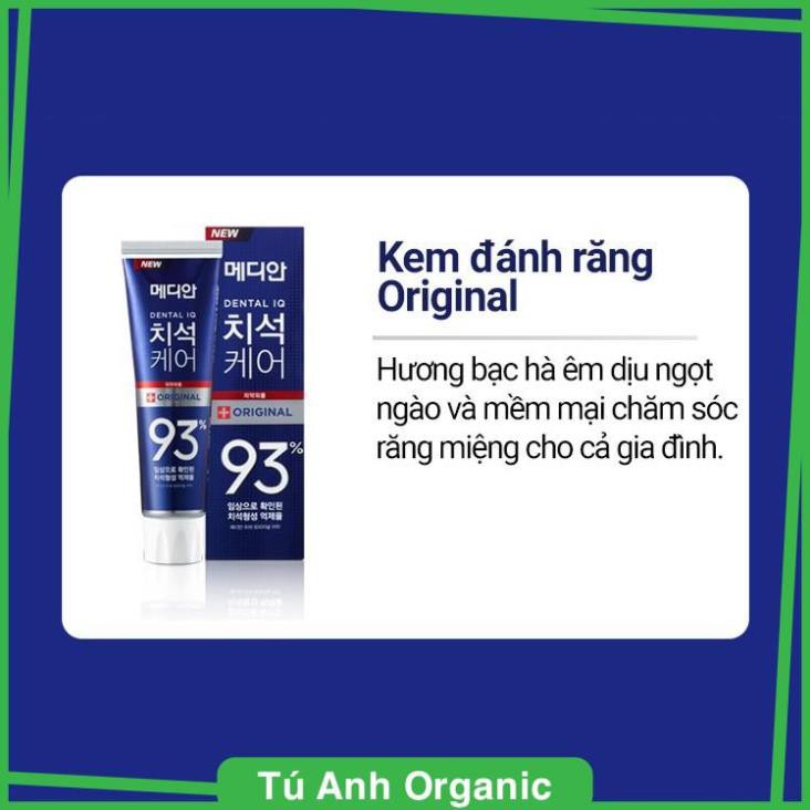 Kem Đánh Răng Tẩy Vôi Răng Chuyên Nghiệp MEDIAN Dental IQ Original Màu Xanh Dương .