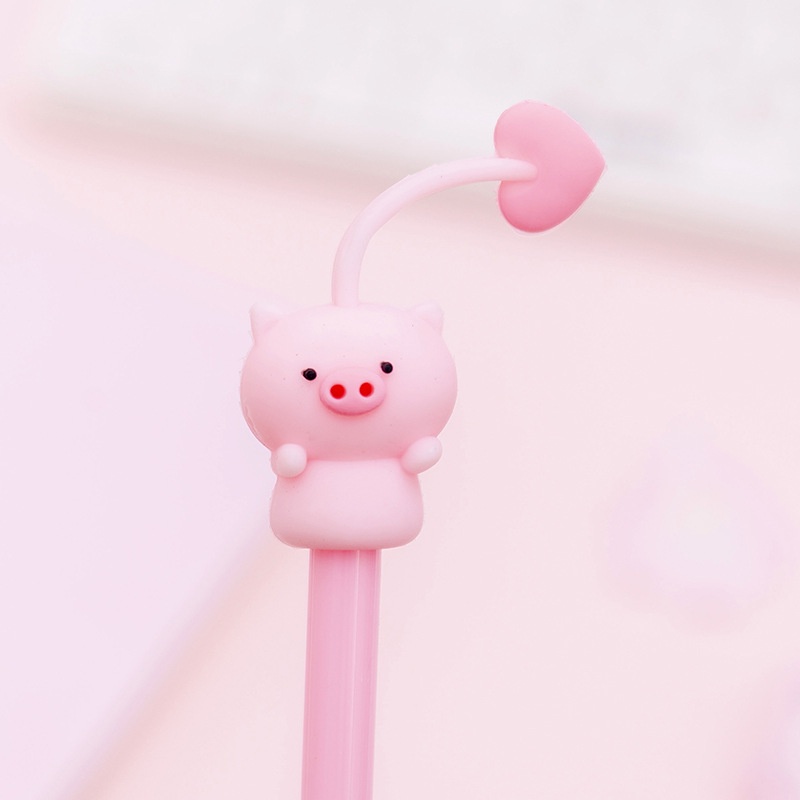 &lt;Video Review&gt; Bút Bi Nước Mực Nước Bút Mực Gel 0.38mm Hình Chibi Xinh Xắn D007