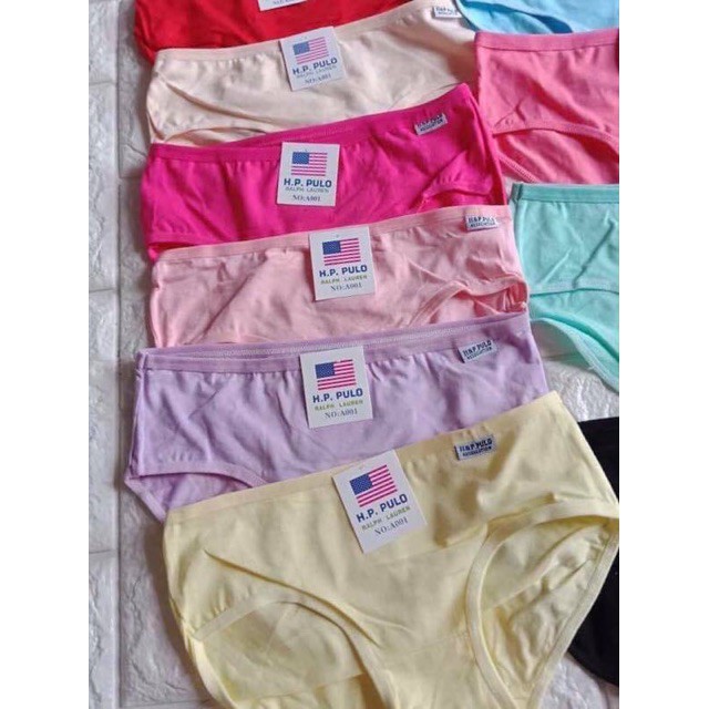 Set 10 quần lót cotton nữ xuất Mỹ siêu mềm mịn