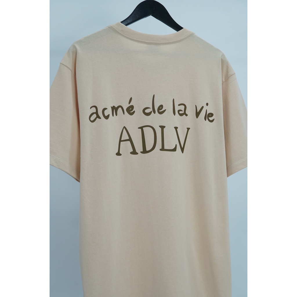 Áo thun ADLV - Acmé de la vie Glossy Beige Hàng Cao Cấp Vải Cotton 100%