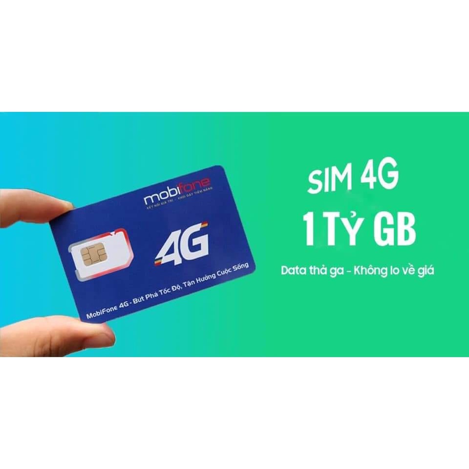 Sim Mobifone 4G [ DTHN ] MAX KHÔNG GIỚI HẠN DUNG LƯỢNG DATA DÙNG TOÀN QUỐC