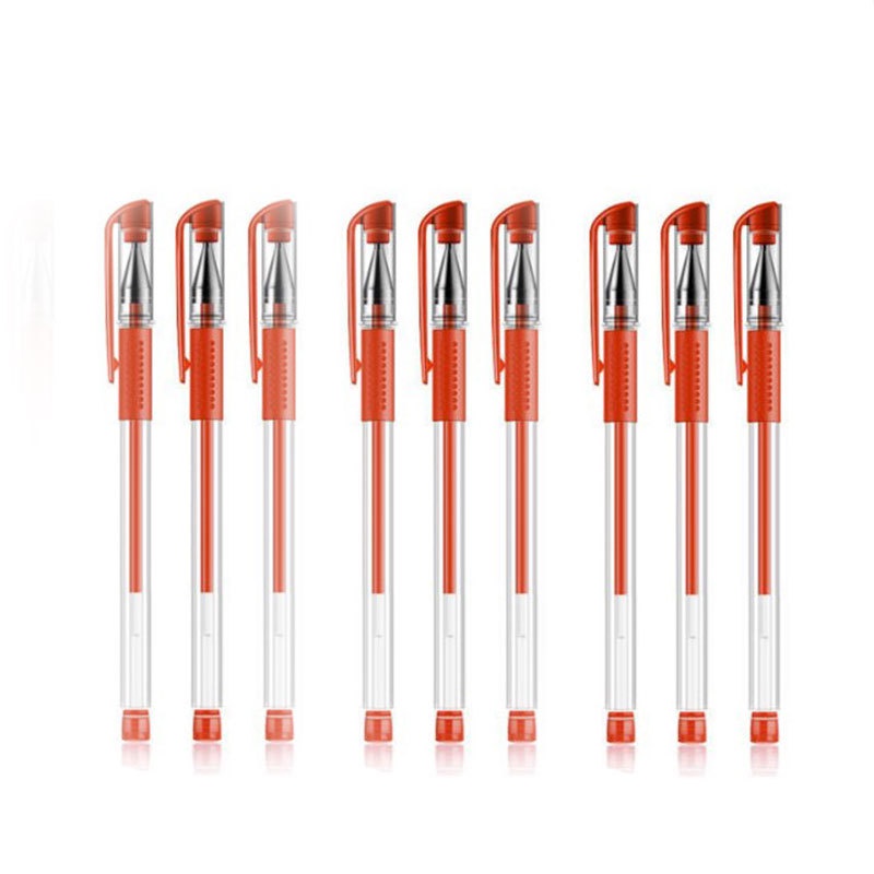 Bút mực gel 0,5mm Văn phòng phẩm Bút viết văn phòng, học sinh, sinh vên Bút mực nước Tiêu chuẩn màu Đỏ Đen xanh - HOKAMI