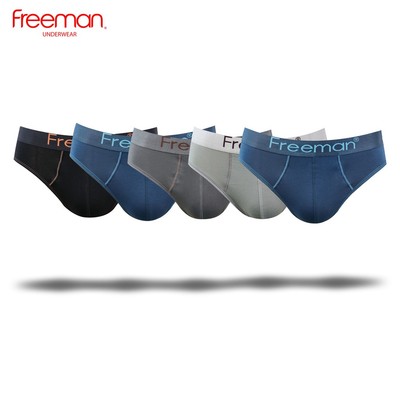 Combo 5 Quần lót nam FREEMAN chất liệu cotton - size M 6029