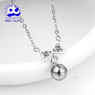 Dây chuyền inox nữ giá rẻ nhất tại HCM cao cấp bảo hành không đen - PT_4_DCN31