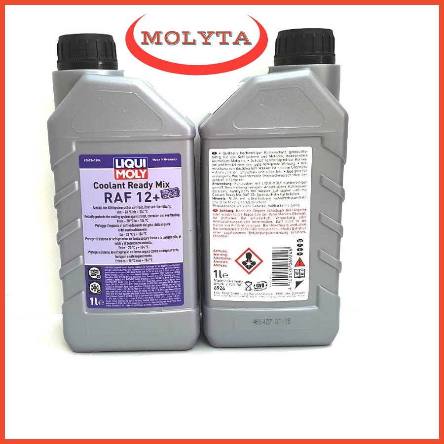 Nước mát pha sẵn Liqui Moly Coolant 1L( màu đỏ hồng)