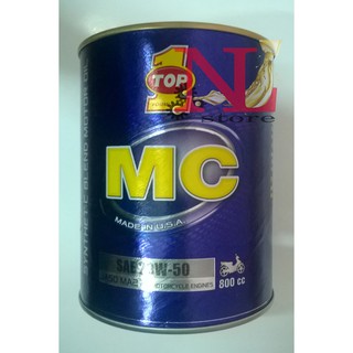 Nhớt Top 1 mc 20w50 800 ml, nhớt xe máy