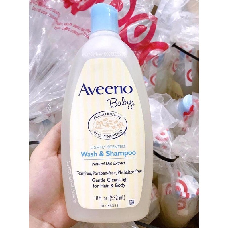 Sữa tắm Aveeno Baby 532ml