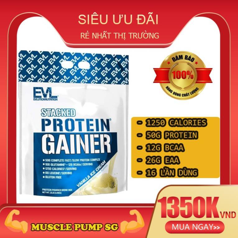 [GIÁ TỐT] Sữa Tăng Cân EVL Mass Gainer 12lbs