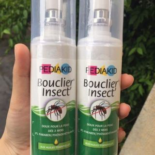Xịt chống muỗi và côn trùng Pediakid Pháp 100ml 