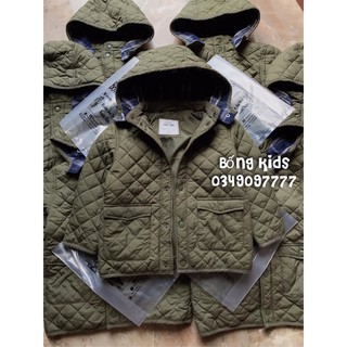 Áo Khoác Bé Trai Trần Trám Rêu Unit Kids