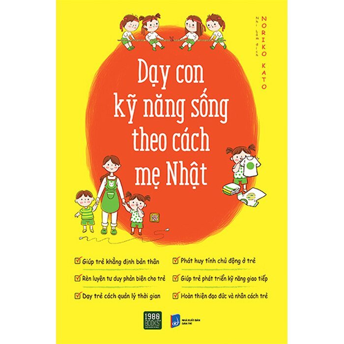 Sách Dạy con kỹ năng sống theo cách mẹ nhật 1980