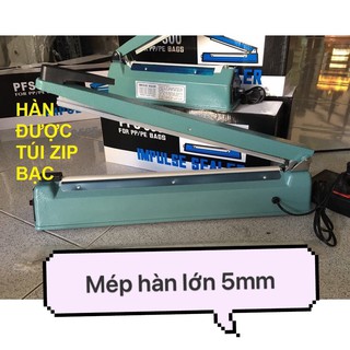 [HÀN TÚI ZIP 40CM *5MM] Máy hàn miệng túi nilong, hàn túi zip giấy, zip bạc, Máy hàn nhiệt, Máy Ép Bọc bằng tay