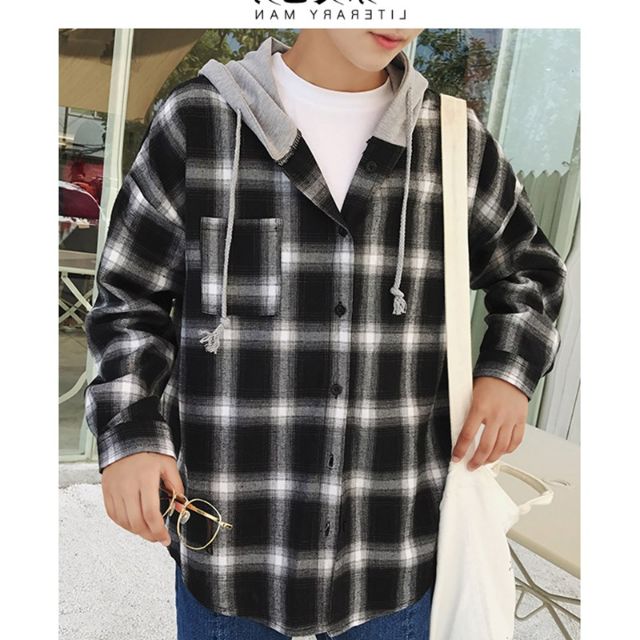 [HT126] ÁO SƠ MI CARO NAM NỮ HÀN QUỐC | BigBuy360 - bigbuy360.vn