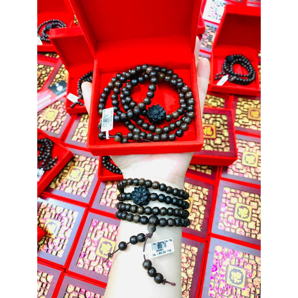 VÒNG TRẦM 108 HẠT HÀNG CHUẨN