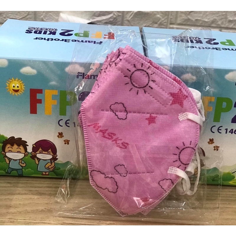 1 hộp (20cái) Khẩu Trang trẻ em N95 HM95 xịn xò 5 lớp kháng khuẩn ,chống bụi mịn Pm2.5
