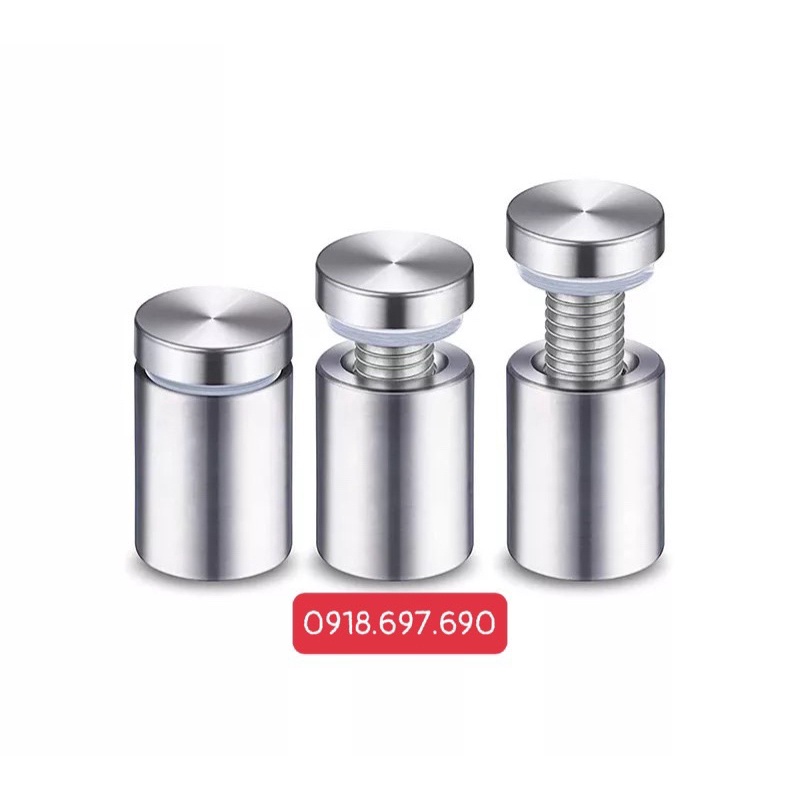 Ốc inox lắp kính bảng - 25x30mm