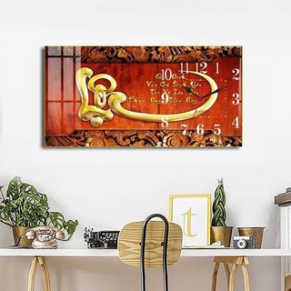 Tranh đồng hồ tráng gương