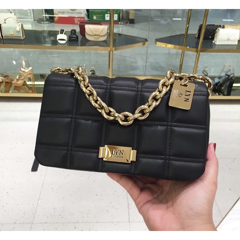 Túi lyn đeo chéo ô trám