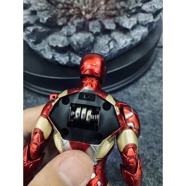 Mô hình đồ chơi Iron man người sắt mk46 mark 46, 7 inch  có đèn - zd toy Avenger