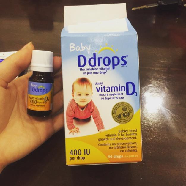 SALE Vitamin D3 baby D drops Mỹ (tốt nhất thế giới)