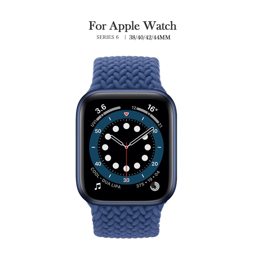 Dây Đeo Đồng Hồ Bằng Silicon Co Giãn 44mm 40mm 38mm 42mm Cho iWatch Series 7 6 SE 5 4 3 2 1