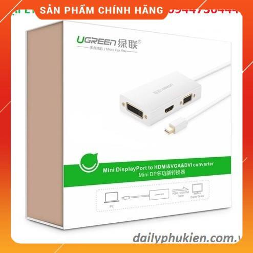 Cáp chuyển đổi Mini Displayport to HDMI-DVI-VGA Ugreen 20417 Hàng có sẵn giá rẻ nhất