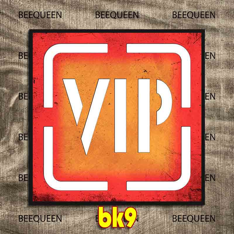 Biển VIP Size 19x19cm Trang Trí Quán Cafe Khách Sạn Bar Pub Phong Cách Retro Vintage - Dày 2cm Chịu Mưa Nắng