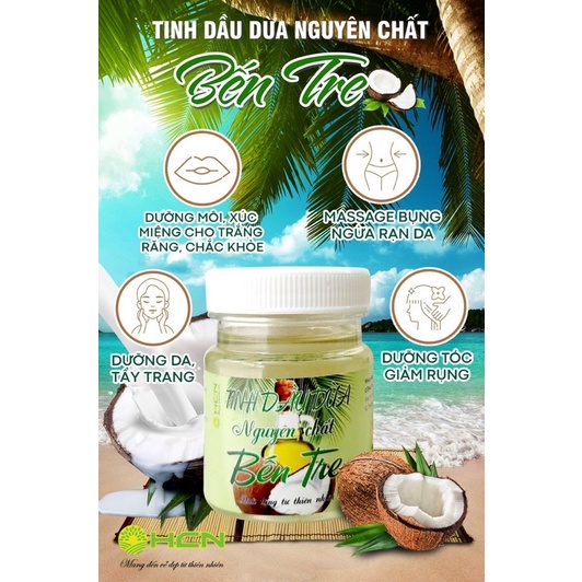 TINH DẦU DỪA NGUYÊN CHẤT BẾN TRE