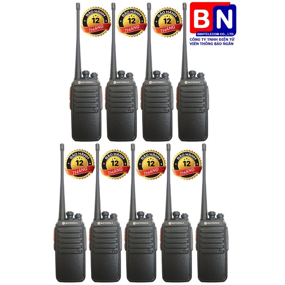 Bộ 9 Bộ đàm motorola GP588 - 2 Chế Độ Sạc, Giá Rẻ, Siêu Bền, Bảo Hành 12 Tháng