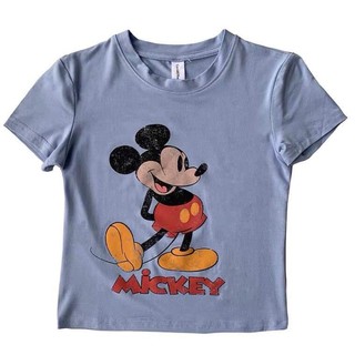 Áo crop top mickey siêu hót