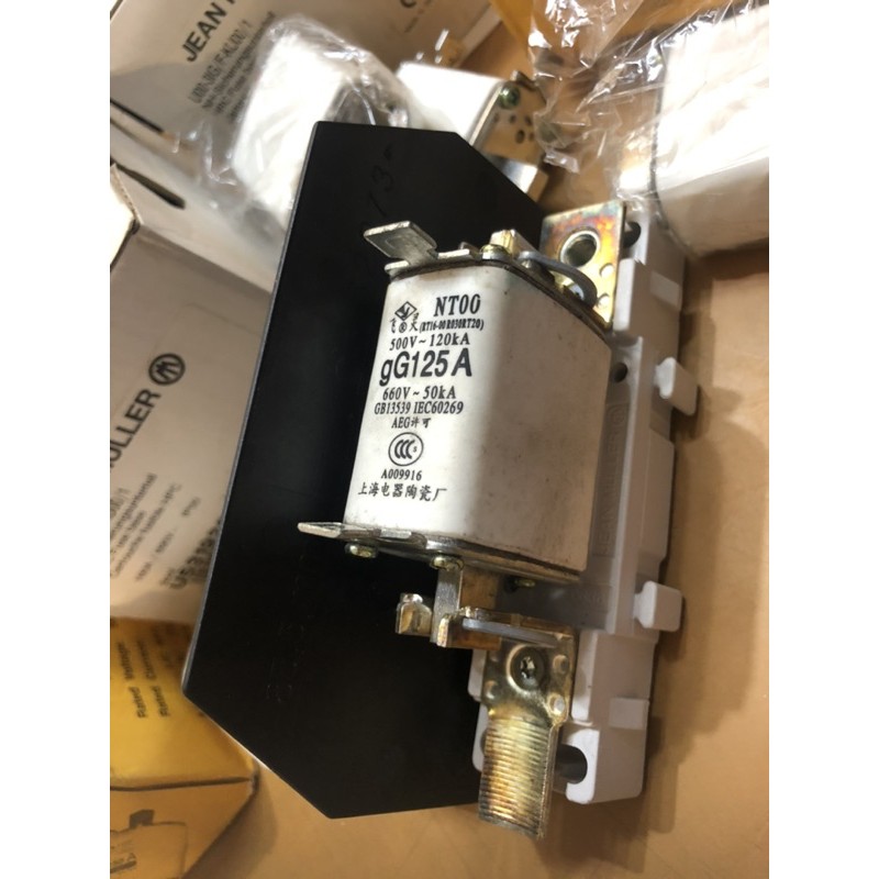 Ruột Cầu chì xập 32A 63A 80A 100A 125A 160A 200A NT00 gG80A 500VAC 120kA 660VAC 50kA - Cầu Chì Sứ NT00 gG