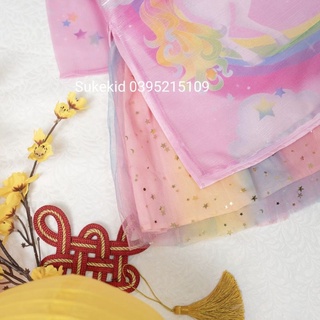 Áo dài cách tân pony 1-10 kèm bờm