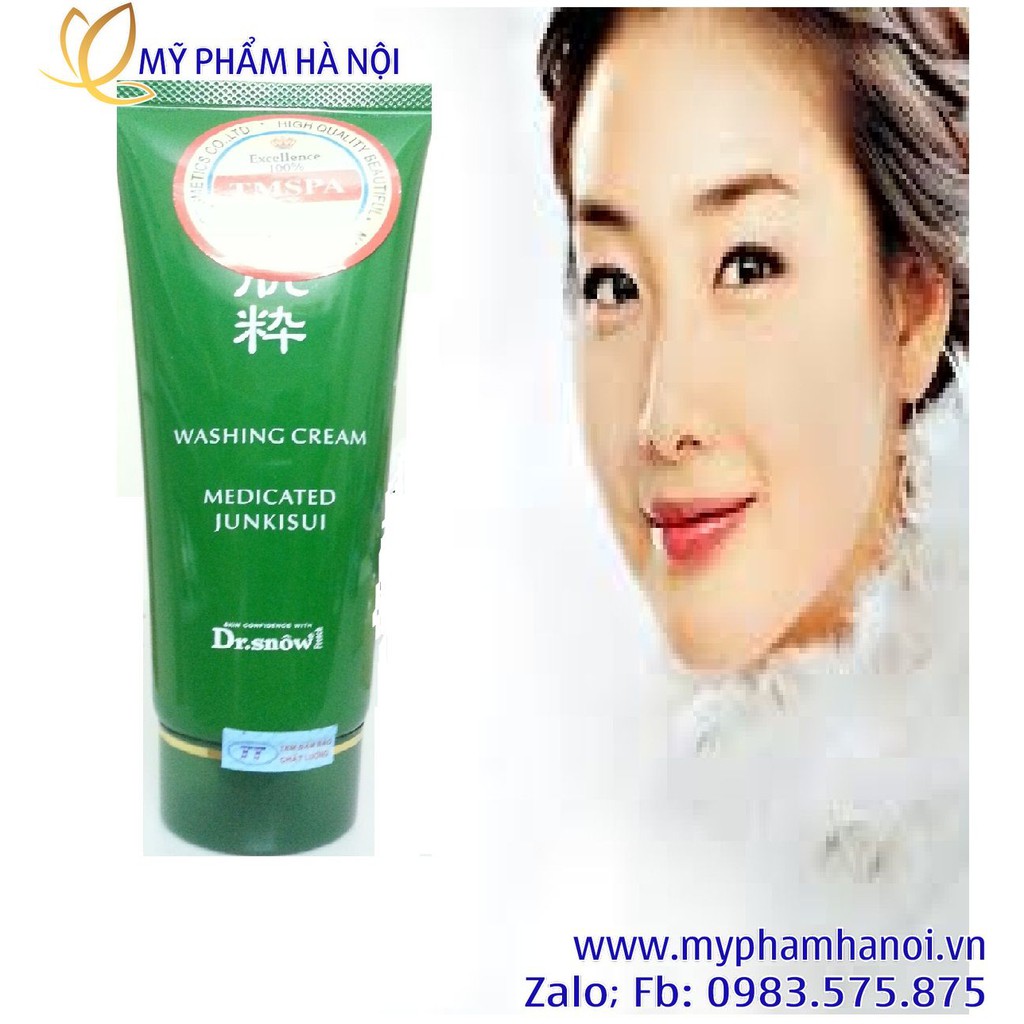 Sữa rửa mặt thảo dược Dr.Snow Medicated Junkisui Washing Cream