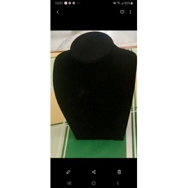 Manocanh vòng cổ nhung treo dây chuyền