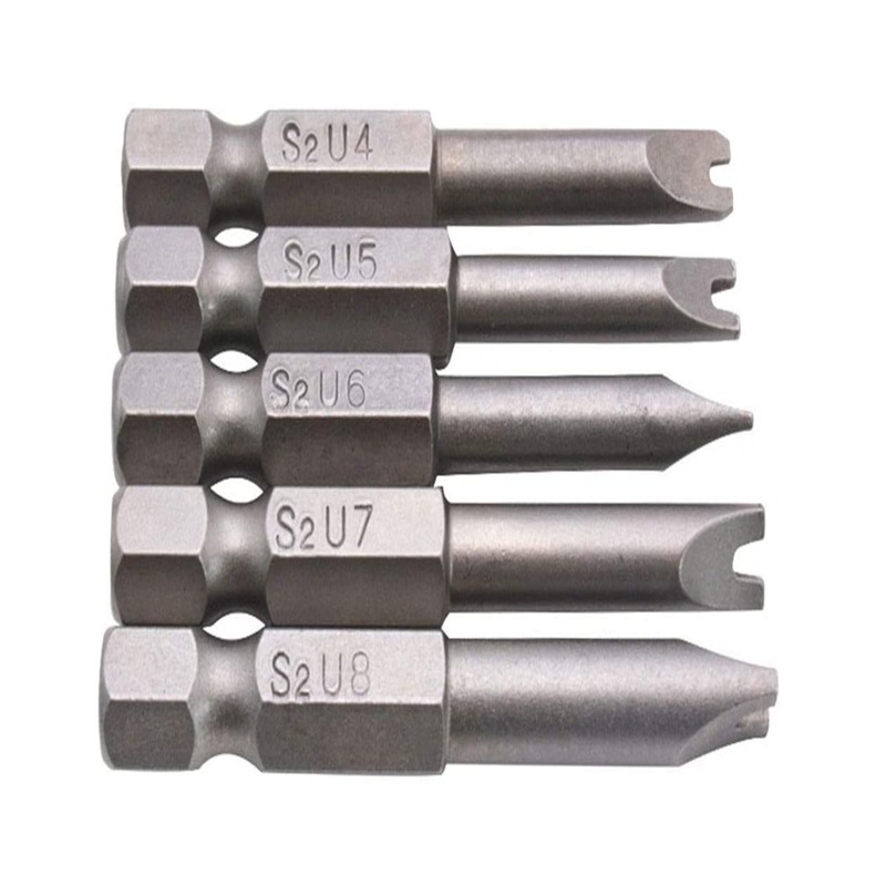 Bộ Tua Vít Lục Giác Chữ U Đa Năng 1 / 4 Inch U5 U7 U8 50mm Chuyên Dụng