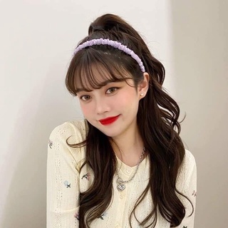 Bờm Cài Tóc Vải Nhún Lụa Satin